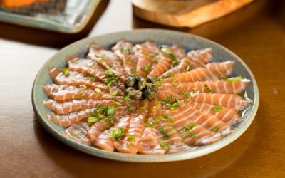 7 pratos com salmão preparados no Djapa